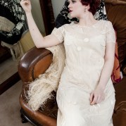 Original Edwardian and 1920s vintage wedding dress