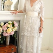 Original Edwardian and 1920s vintage wedding dress