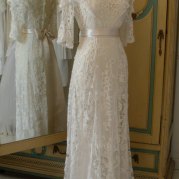 Original Edwardian and 1920s vintage wedding dress