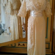 Original Edwardian and 1920s vintage wedding dress