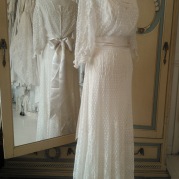 Original Edwardian and 1920s vintage wedding dress