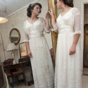 Original Edwardian and 1920s vintage wedding dress
