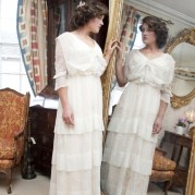 Original Edwardian and 1920s vintage wedding dress
