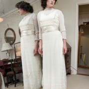 Original Edwardian and 1920s vintage wedding dress