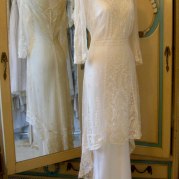 Original Edwardian and 1920s vintage wedding dress