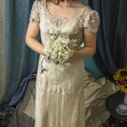 Original Edwardian and 1920s vintage wedding dress