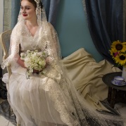 Original Edwardian and 1920s vintage wedding dress