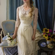 Original Edwardian and 1920s vintage wedding dress