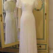 1930s vintage wedding dress