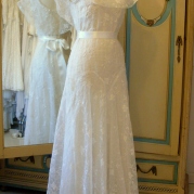 1930s vintage wedding dress