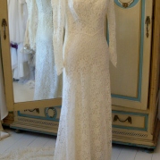 1930s vintage wedding dress