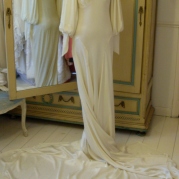 1930s vintage wedding dress