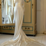 1930s vintage wedding dress