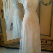 1930s vintage wedding dress