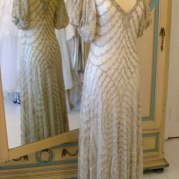 1930s vintage wedding dress