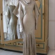 1930s vintage wedding dress