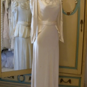 1930s vintage wedding dress