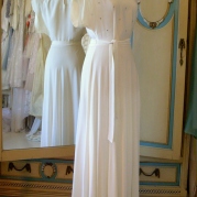 1940s vintage wedding dress