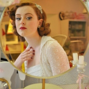1940s vintage wedding dress
