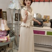 1940s vintage wedding dress