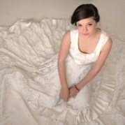 1940s vintage wedding dress