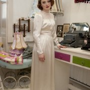 1940s vintage wedding dress