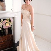 1940s vintage wedding dress