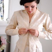1940s vintage wedding dress
