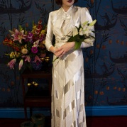 1940s vintage wedding dress