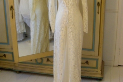 1940s vintage wedding dress