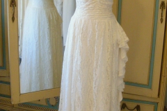 1940s vintage wedding dress