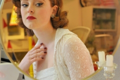1940s vintage wedding dress