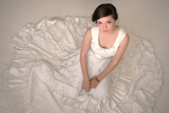 1940s vintage wedding dress