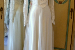 1940s vintage wedding dress