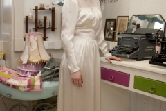 1940s vintage wedding dress