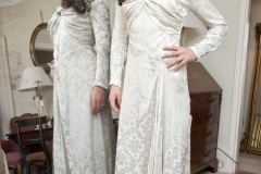 1940s vintage wedding dress