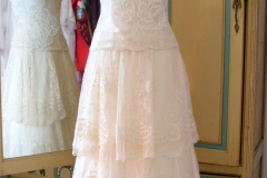 1940s vintage wedding dress