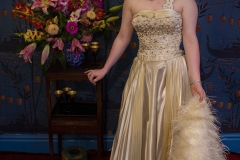 1940s vintage wedding dress