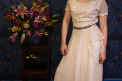 1940s vintage wedding dress