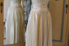 1940s vintage wedding dress