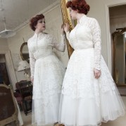 1950s vintage wedding dresses