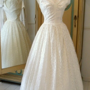 1950s vintage wedding dresses