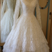 1950s vintage wedding dresses