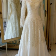 1950s vintage wedding dresses