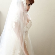 Vintage accessories, hair bands, veils, veil combs and fur from Abigail's Vintge Bridal