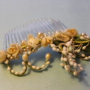 Vintage accessories, hair bands, veils, veil combs and fur from Abigail's Vintge Bridal