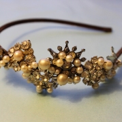 Vintage accessories, hair bands, veils, veil combs and fur from Abigail's Vintge Bridal