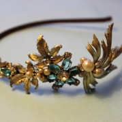 Vintage accessories, hair bands, veils, veil combs and fur from Abigail's Vintge Bridal
