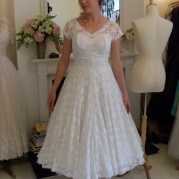 Real brides in original vintage wedding dresses by Abigail's Vintage Bridal
