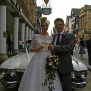 Real brides in original vintage wedding dresses by Abigail's Vintage Bridal